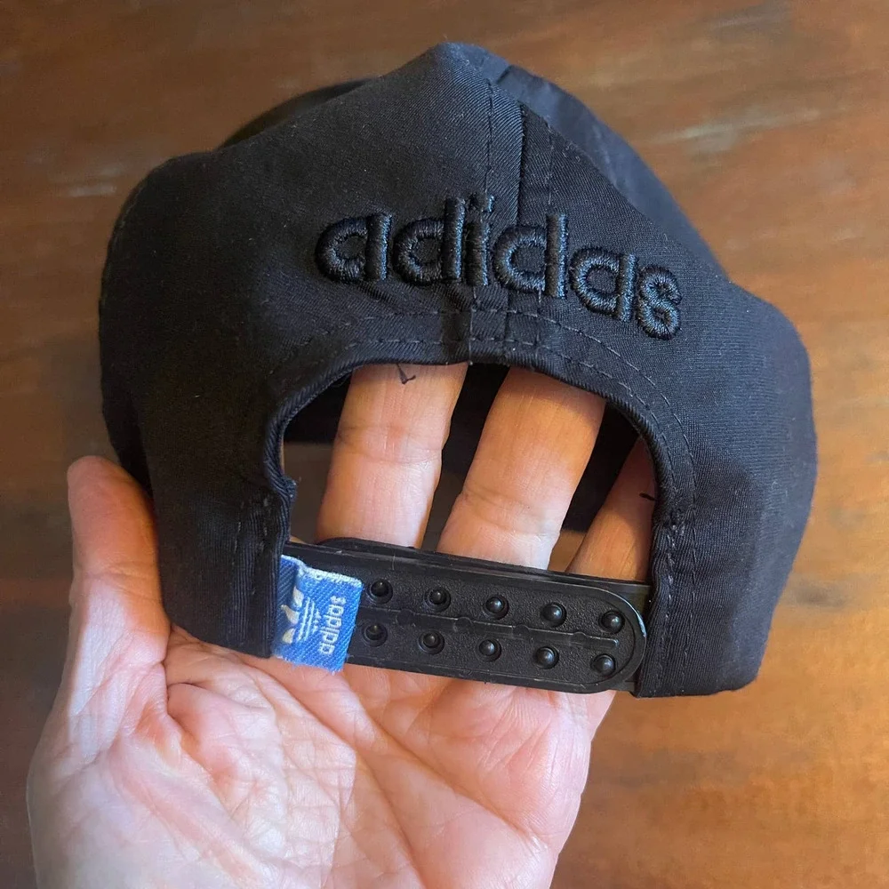 Adidas Embroidered Logo Unisex Snapback Black Hat